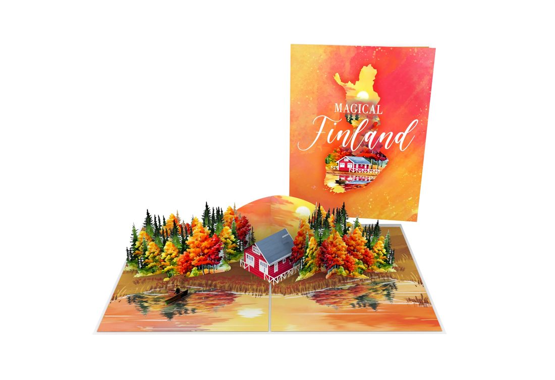 Magical Finland Syksy 3D-kortti